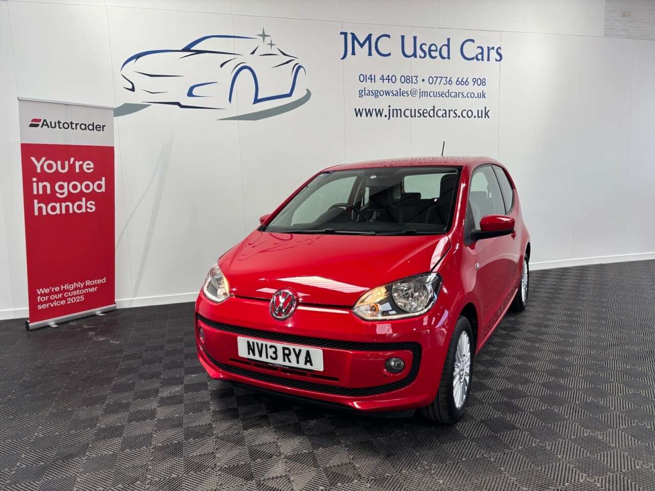 A 2013 VOLKSWAGEN UP! 1.0 High up! Hatchback 3dr Petrol Manual Euro 5 (75 ps) HEATED SEATS, SAT N A 2013 VOLKSWAGEN UP! 1.0 High up! Hatchback 3dr Petrol Manual Euro 5 (75 ps) HEATED SEATS, SAT N