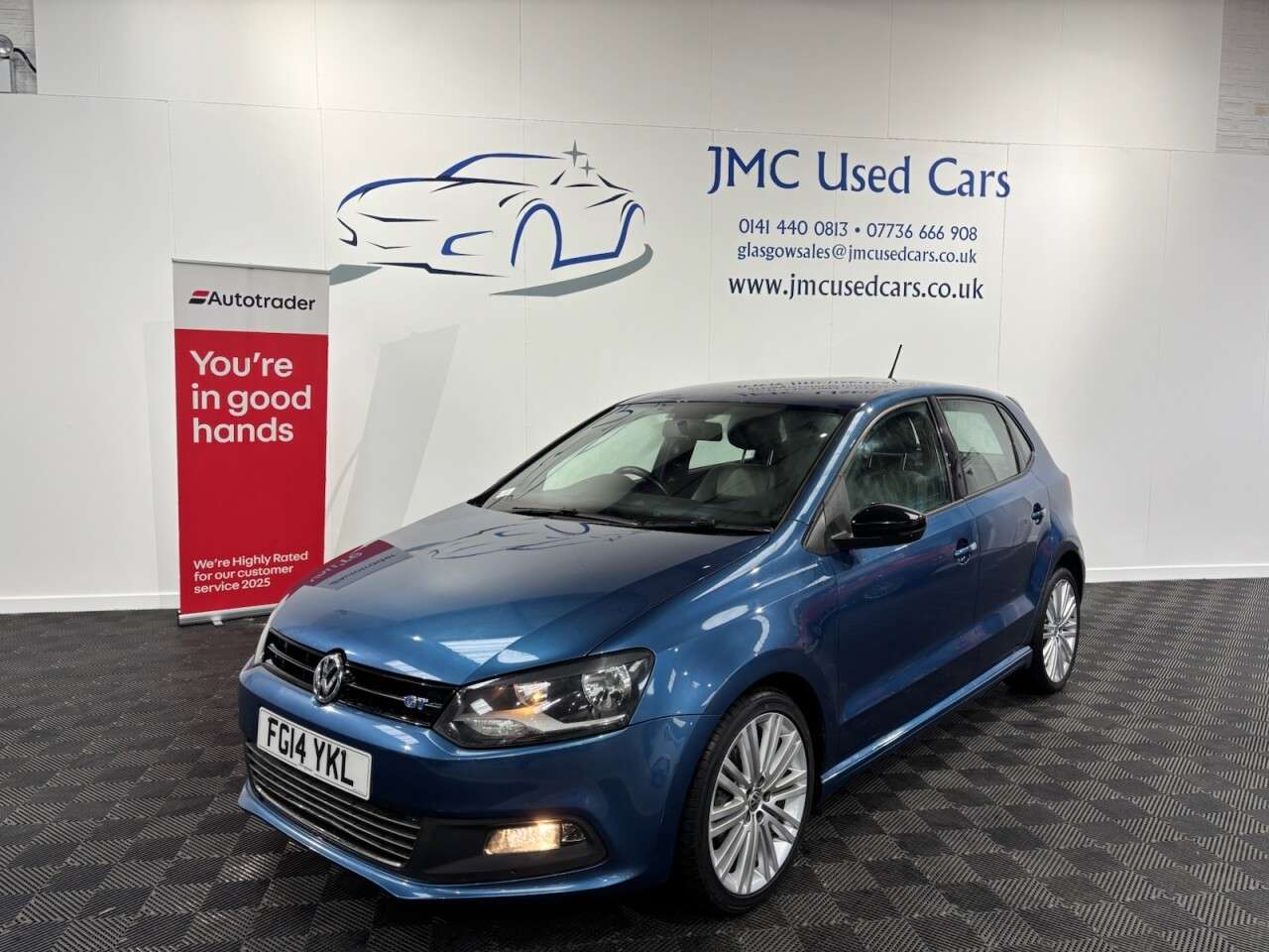 A 2014 VOLKSWAGEN POLO 1.4 TSI BlueMotion Tech ACT BlueGT Hatchback 5dr Petrol Manual Euro 5 (s/s) A 2014 VOLKSWAGEN POLO 1.4 TSI BlueMotion Tech ACT BlueGT Hatchback 5dr Petrol Manual Euro 5 (s/s)