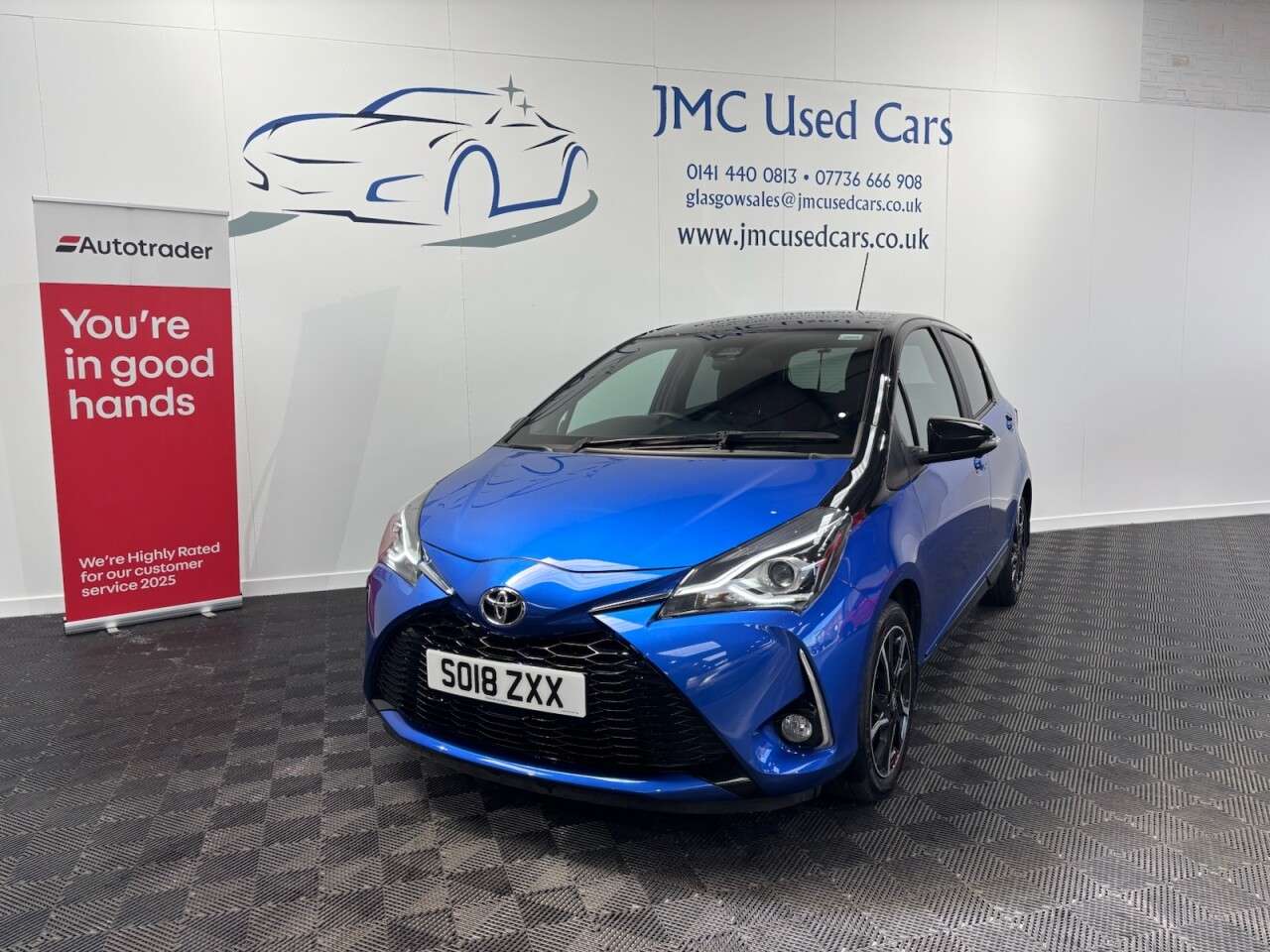 A 2018 TOYOTA YARIS 1.5 VVT-i Grey Bi-Tone Hatchback 5dr Petrol Manual Euro 6 (111 ps) BLUETOOT A 2018 TOYOTA YARIS 1.5 VVT-i Grey Bi-Tone Hatchback 5dr Petrol Manual Euro 6 (111 ps) BLUETOOT