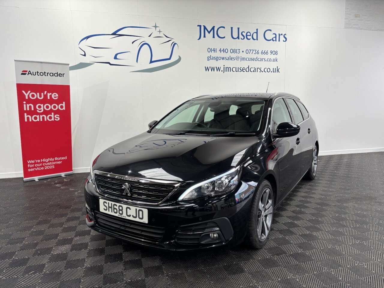 A 2018 PEUGEOT 308 SW 1.2 PureTech GPF Allure Estate 5dr Petrol EAT Euro 6 (s/s) (130 ps) BLUETOO A 2018 PEUGEOT 308 SW 1.2 PureTech GPF Allure Estate 5dr Petrol EAT Euro 6 (s/s) (130 ps) BLUETOO