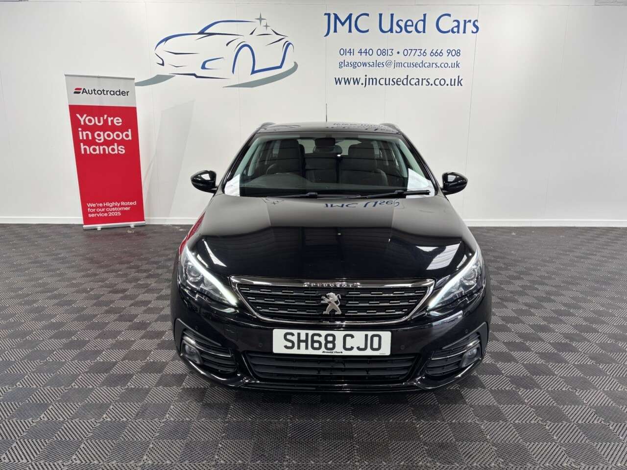 A 2018 PEUGEOT 308 SW 1.2 PureTech GPF Allure Estate 5dr Petrol EAT Euro 6 (s/s) (130 ps) BLUETOO A 2018 PEUGEOT 308 SW 1.2 PureTech GPF Allure Estate 5dr Petrol EAT Euro 6 (s/s) (130 ps) BLUETOO