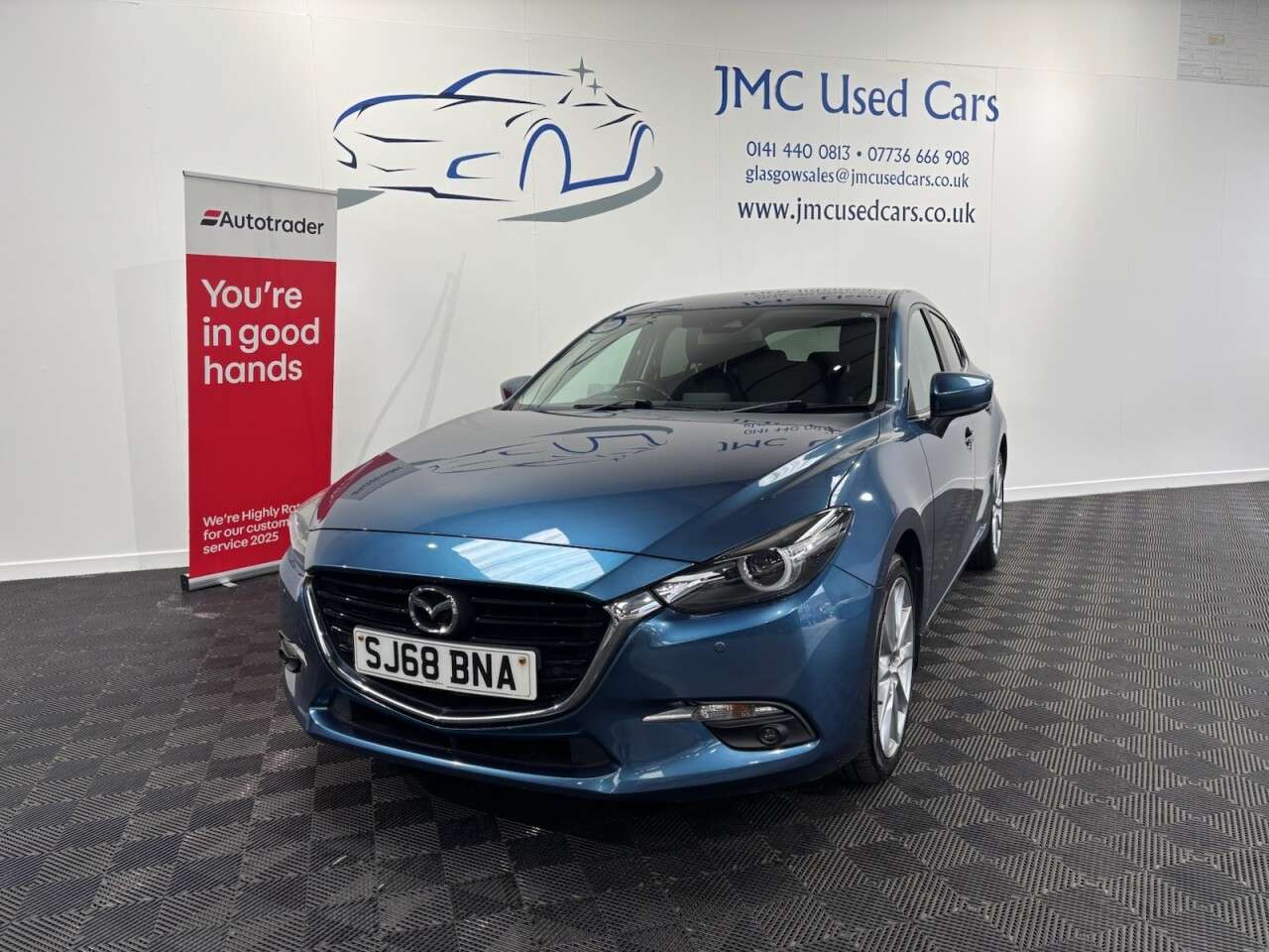 A 2018 MAZDA MAZDA3 2.0 SKYACTIV-G Sport Nav Hatchback 5dr Petrol Manual Euro 6 (s/s) (121 ps) A 2018 MAZDA MAZDA3 2.0 SKYACTIV-G Sport Nav Hatchback 5dr Petrol Manual Euro 6 (s/s) (121 ps)