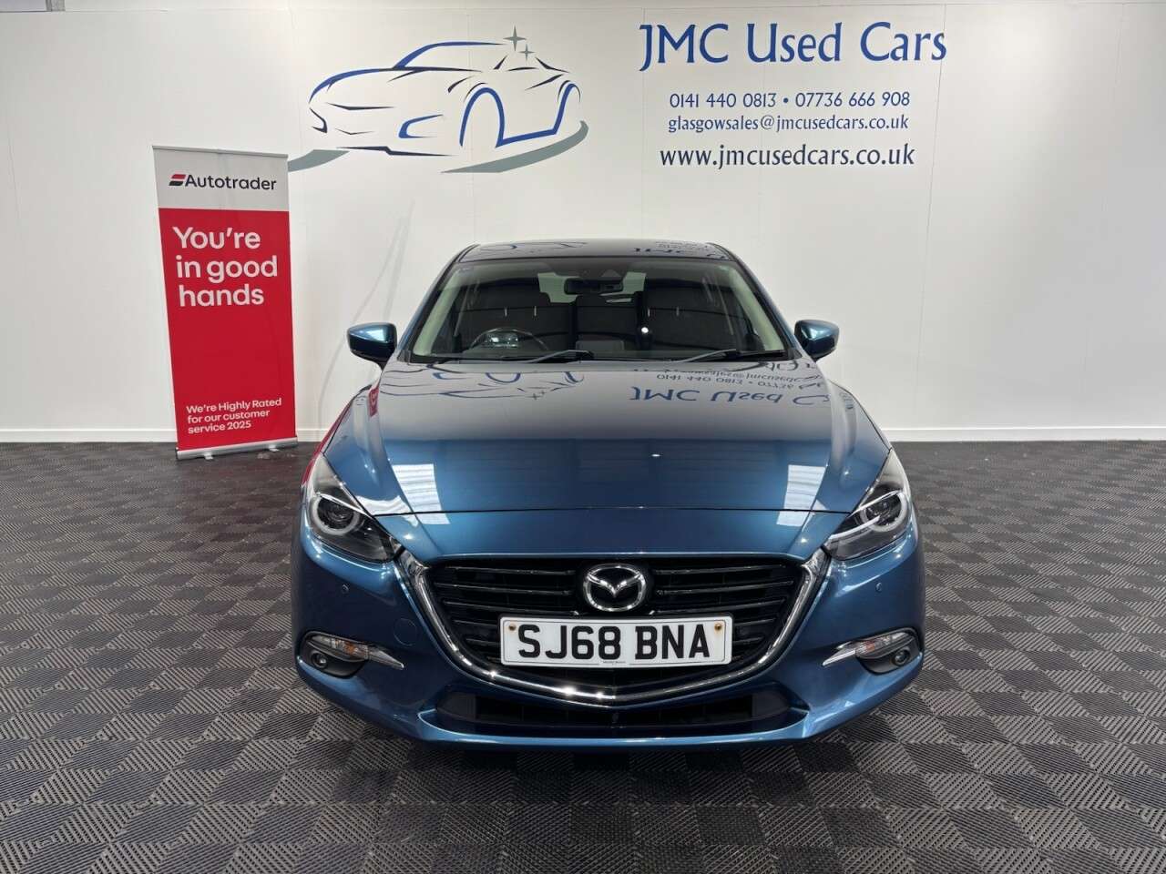 A 2018 MAZDA MAZDA3 2.0 SKYACTIV-G Sport Nav Hatchback 5dr Petrol Manual Euro 6 (s/s) (121 ps) A 2018 MAZDA MAZDA3 2.0 SKYACTIV-G Sport Nav Hatchback 5dr Petrol Manual Euro 6 (s/s) (121 ps)