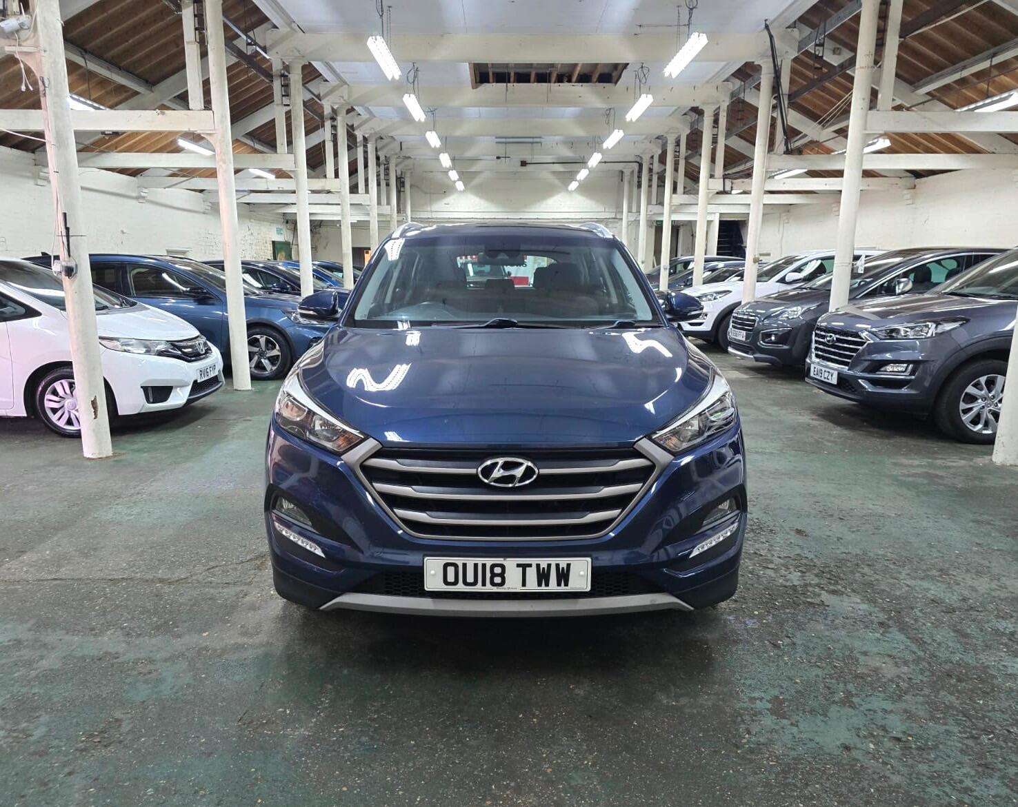 A 2018 HYUNDAI TUCSON 1.6 GDi Blue Drive SE Nav Euro 6 (s/s) 5dr A 2018 HYUNDAI TUCSON 1.6 GDi Blue Drive SE Nav Euro 6 (s/s) 5dr