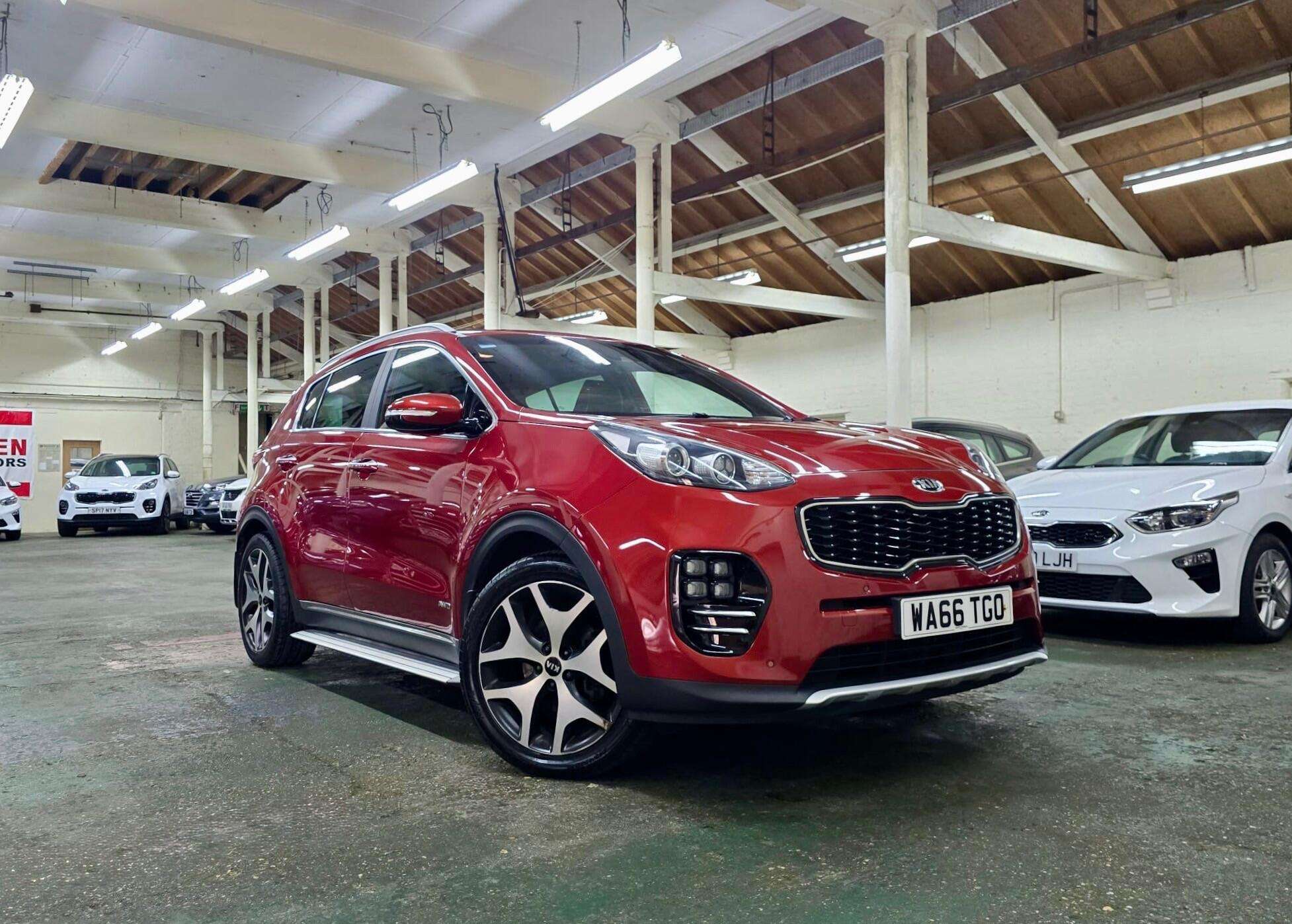 A 2016 KIA SPORTAGE 1.6 T-GDi GT-Line AWD Euro 6 5dr A 2016 KIA SPORTAGE 1.6 T-GDi GT-Line AWD Euro 6 5dr