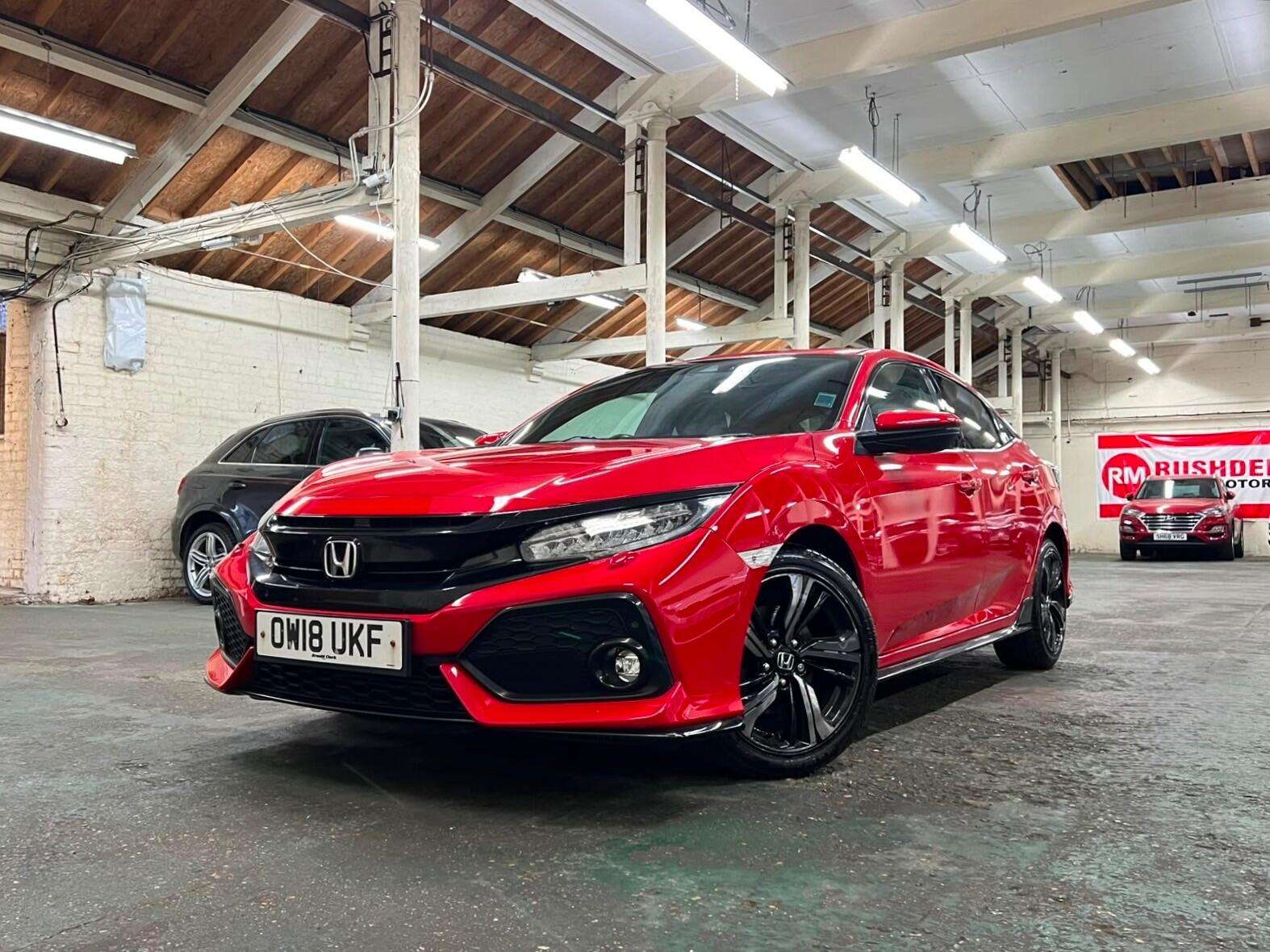 A 2018 HONDA CIVIC 1.5 VTEC Turbo GPF Sport Euro 6 (s/s) 5dr A 2018 HONDA CIVIC 1.5 VTEC Turbo GPF Sport Euro 6 (s/s) 5dr