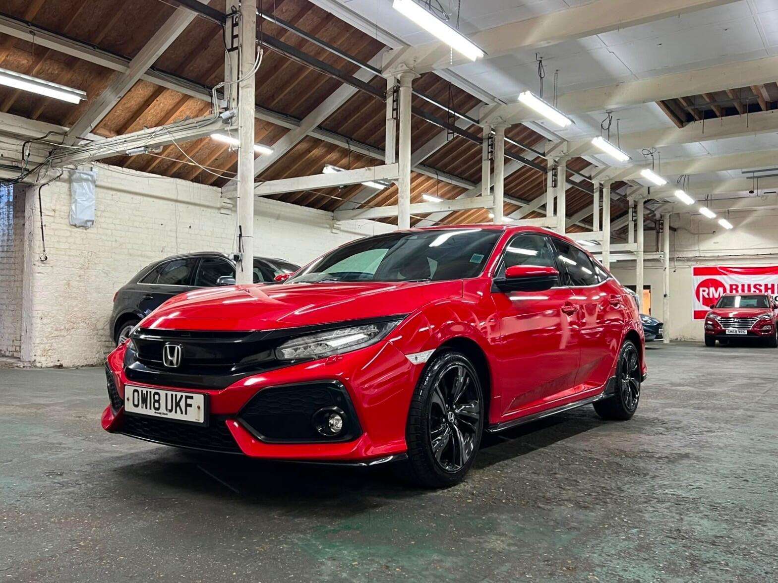 A 2018 HONDA CIVIC 1.5 VTEC Turbo GPF Sport Euro 6 (s/s) 5dr A 2018 HONDA CIVIC 1.5 VTEC Turbo GPF Sport Euro 6 (s/s) 5dr