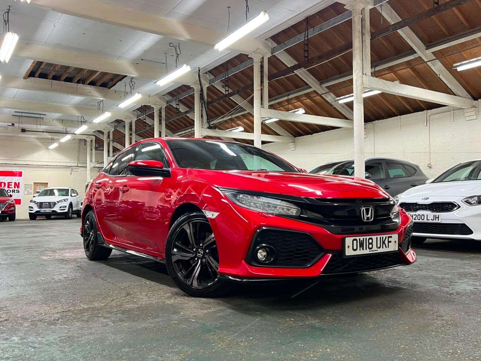 A 2018 HONDA CIVIC 1.5 VTEC Turbo GPF Sport Euro 6 (s/s) 5dr A 2018 HONDA CIVIC 1.5 VTEC Turbo GPF Sport Euro 6 (s/s) 5dr