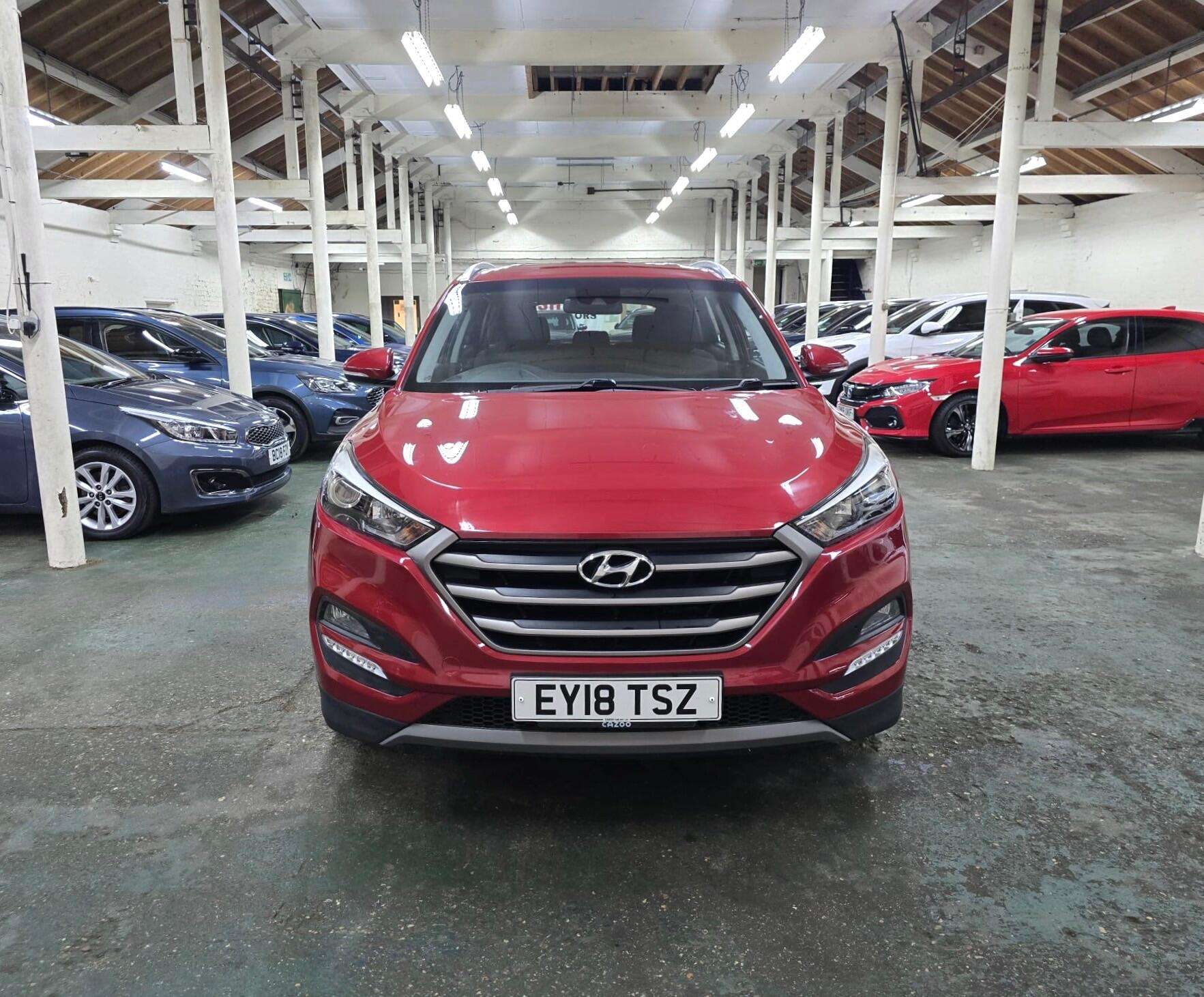 A 2018 HYUNDAI TUCSON 1.6 GDi Blue Drive SE Nav Euro 6 (s/s) 5dr A 2018 HYUNDAI TUCSON 1.6 GDi Blue Drive SE Nav Euro 6 (s/s) 5dr