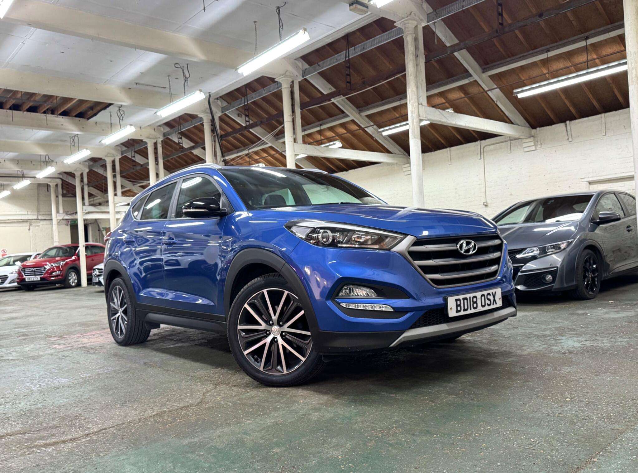 A 2018 HYUNDAI TUCSON 1.6 T-GDi GO! SE Euro 6 5dr A 2018 HYUNDAI TUCSON 1.6 T-GDi GO! SE Euro 6 5dr