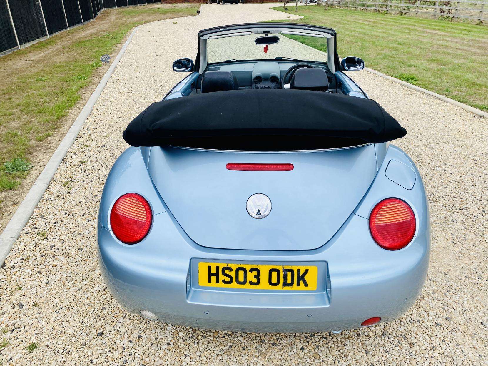 A 2003 VOLKSWAGEN BEETLE 2.0 S Cabriolet 2dr Petrol Auto Euro 4 (115 ps) A 2003 VOLKSWAGEN BEETLE 2.0 S Cabriolet 2dr Petrol Auto Euro 4 (115 ps)