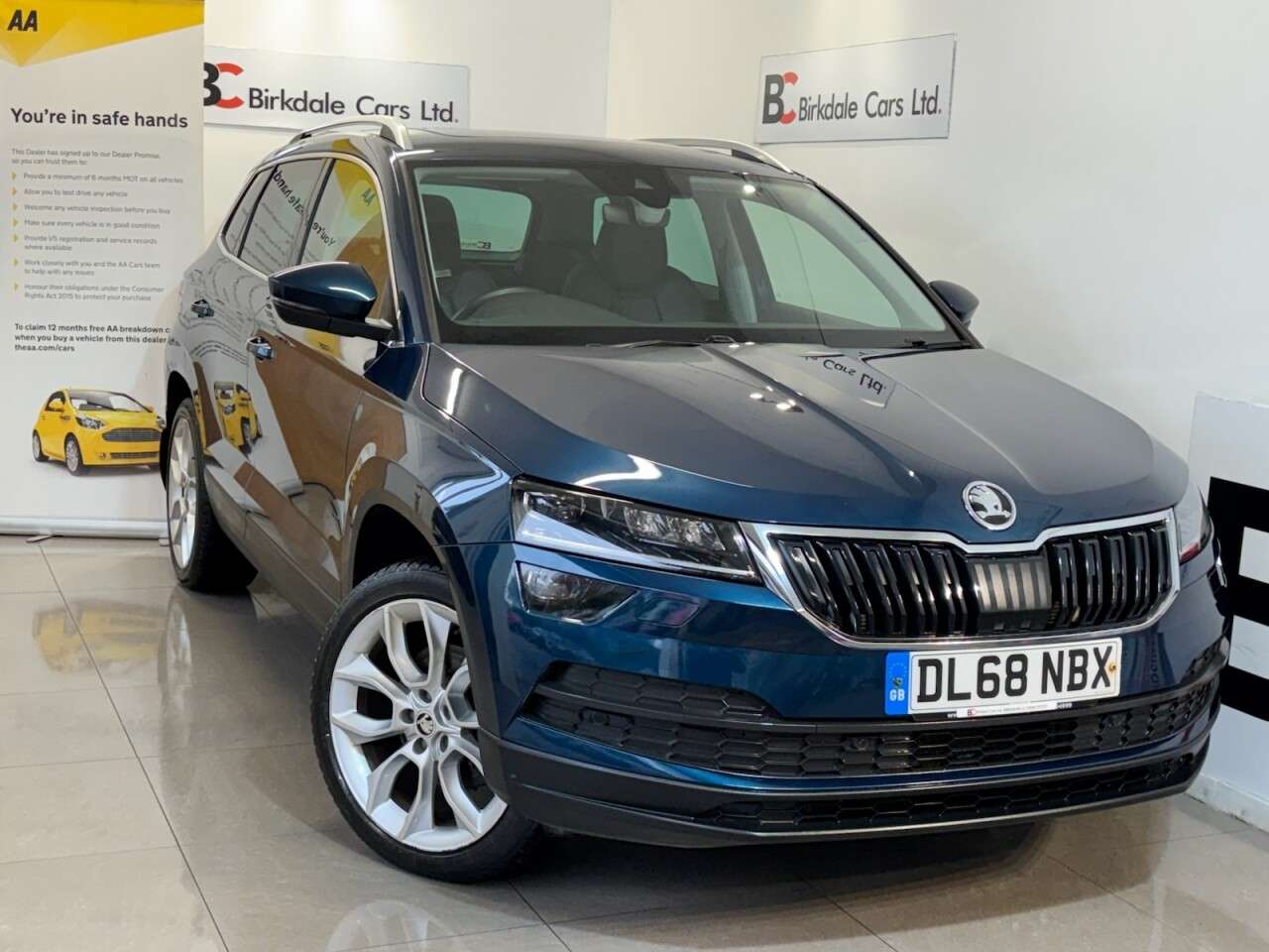 A 2019 SKODA KAROQ 2.0 TDI Edition SUV 5dr Diesel DSG 4WD Auto Euro 6 (s/s) (150 ps) FSH(SKODA A 2019 SKODA KAROQ 2.0 TDI Edition SUV 5dr Diesel DSG 4WD Auto Euro 6 (s/s) (150 ps) FSH(SKODA