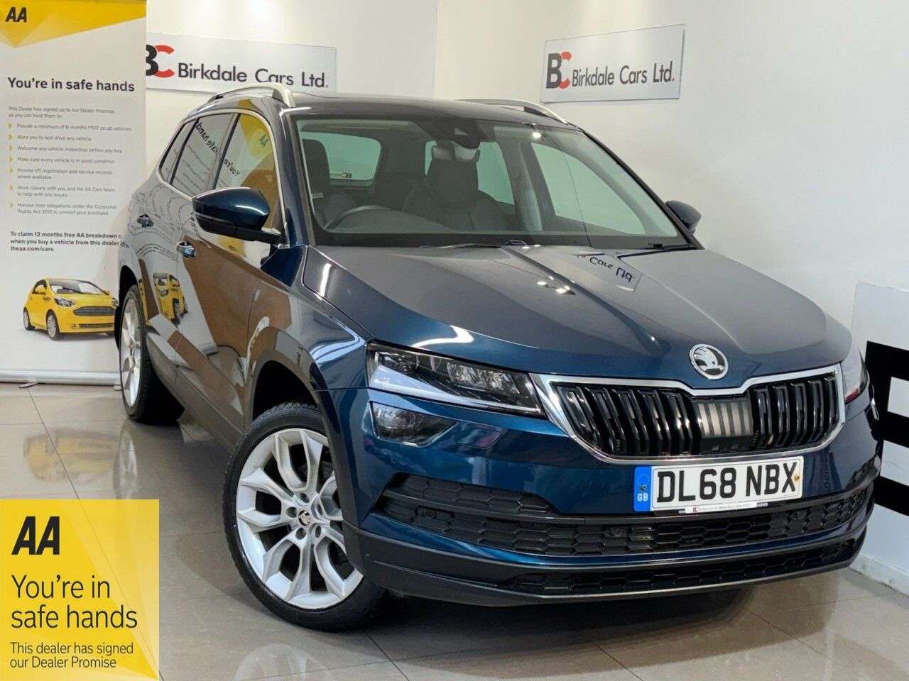 A 2019 SKODA KAROQ 2.0 TDI Edition SUV 5dr Diesel DSG 4WD Auto Euro 6 (s/s) (150 ps) FSH(SKODA A 2019 SKODA KAROQ 2.0 TDI Edition SUV 5dr Diesel DSG 4WD Auto Euro 6 (s/s) (150 ps) FSH(SKODA