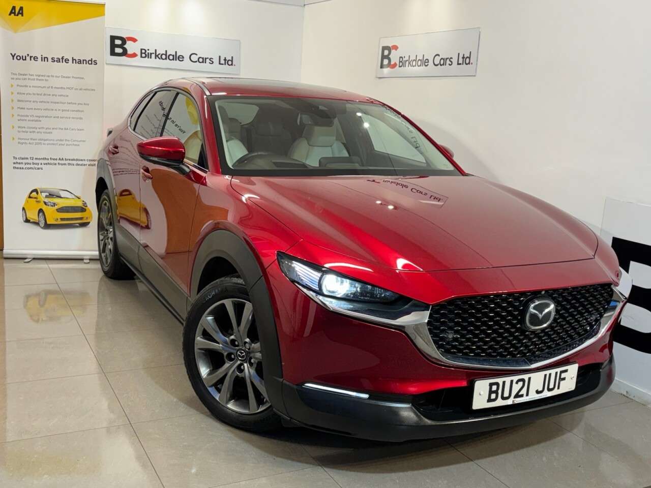 A 2021 MAZDA CX-30 2.0 e-SKYACTIV X MHEV GT Sport Tech SUV 5dr Petrol Manual Euro 6 (s/s) (186 A 2021 MAZDA CX-30 2.0 e-SKYACTIV X MHEV GT Sport Tech SUV 5dr Petrol Manual Euro 6 (s/s) (186