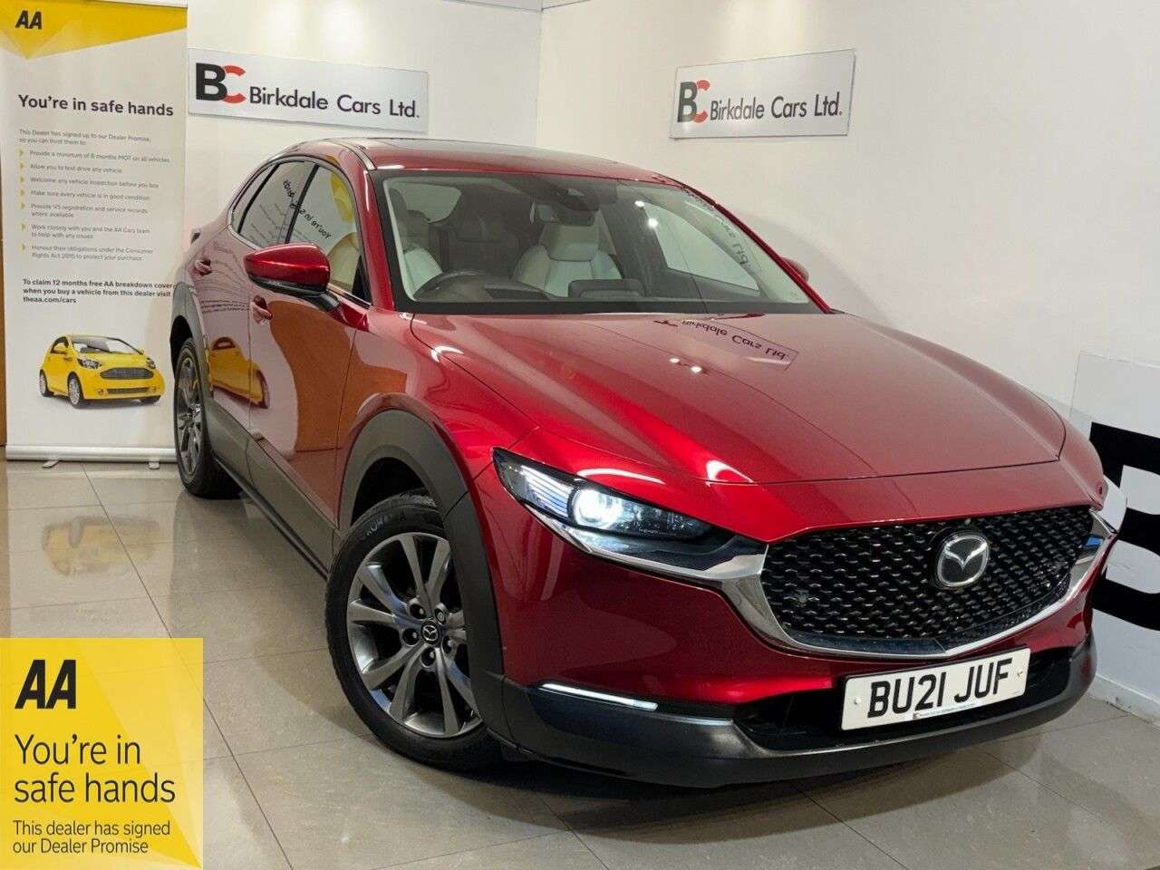 A 2021 MAZDA CX-30 2.0 e-SKYACTIV X MHEV GT Sport Tech SUV 5dr Petrol Manual Euro 6 (s/s) (186 A 2021 MAZDA CX-30 2.0 e-SKYACTIV X MHEV GT Sport Tech SUV 5dr Petrol Manual Euro 6 (s/s) (186