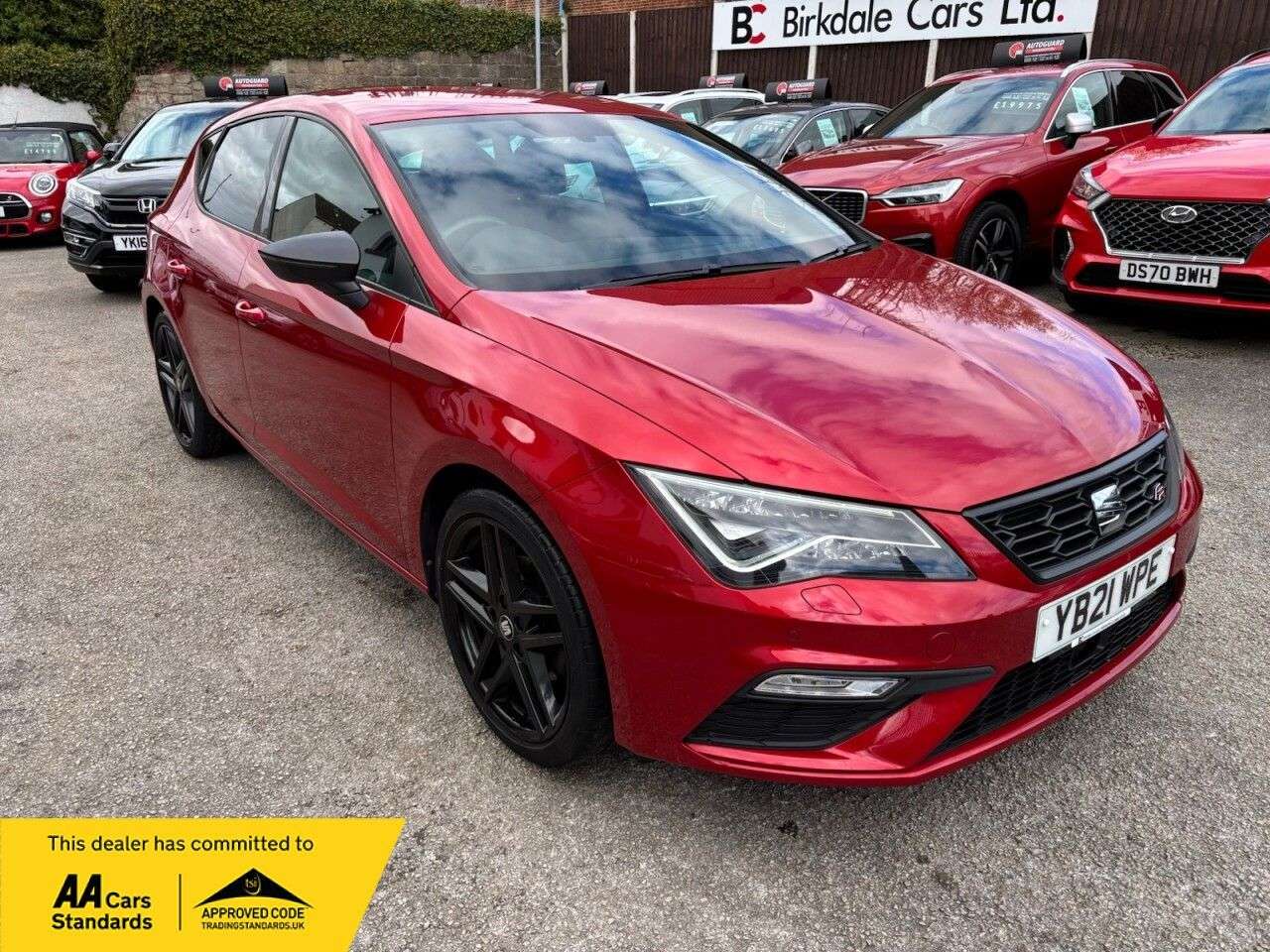 A 2021 SEAT LEON 1.5 TSI EVO FR Black Edition Hatchback 5dr Petrol Manual Euro 6 (s/s) (150 A 2021 SEAT LEON 1.5 TSI EVO FR Black Edition Hatchback 5dr Petrol Manual Euro 6 (s/s) (150