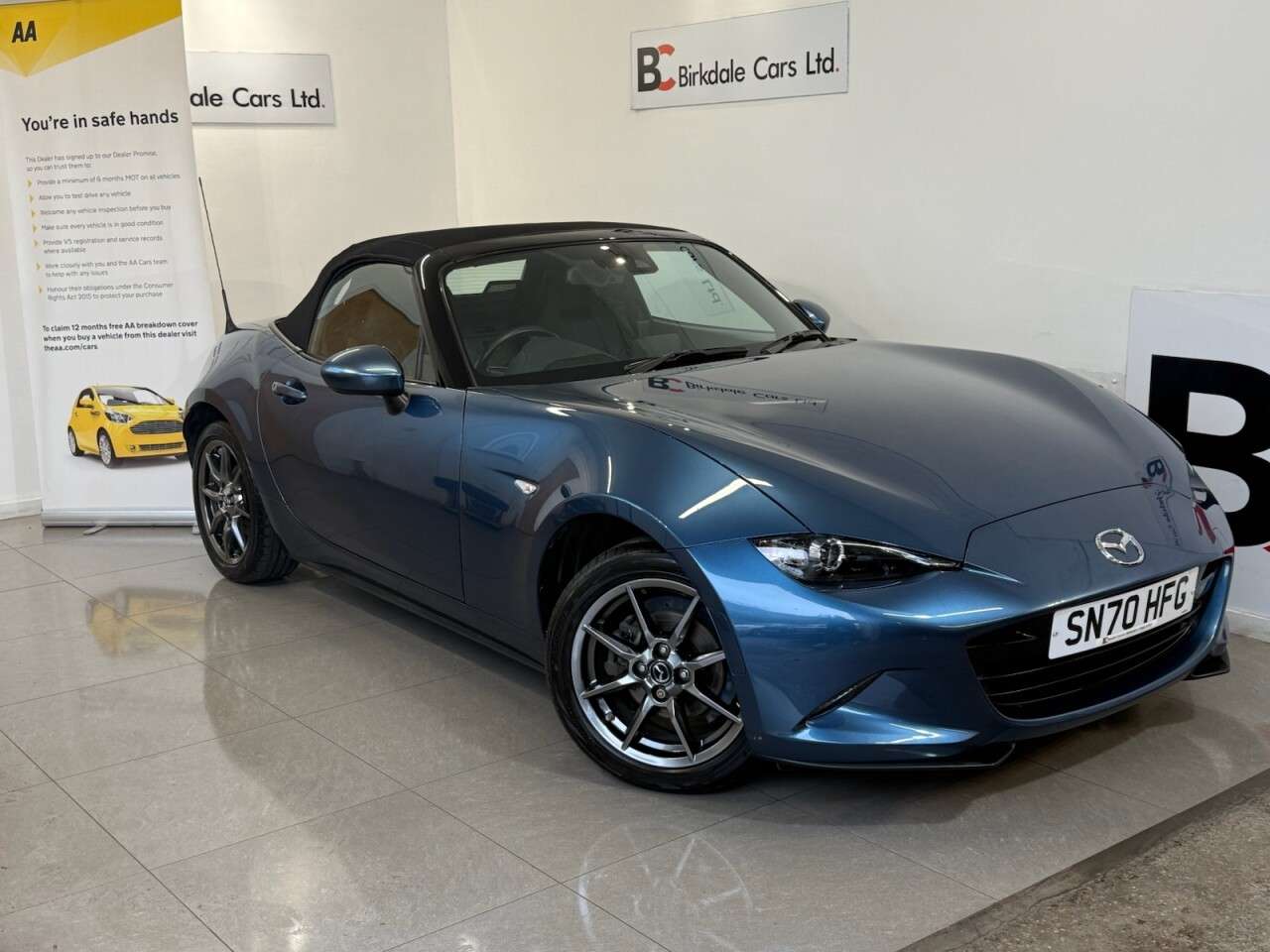A 2020 MAZDA MX-5 1.5 SKYACTIV-G Sport Convertible 2dr Petrol Manual Euro 6 (s/s) (132 ps) FS A 2020 MAZDA MX-5 1.5 SKYACTIV-G Sport Convertible 2dr Petrol Manual Euro 6 (s/s) (132 ps) FS