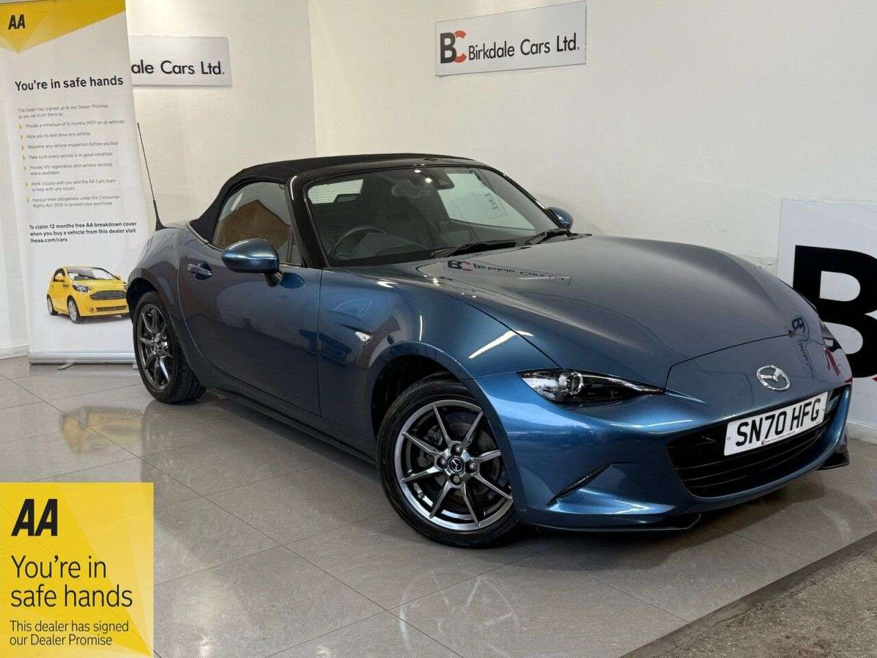 A 2020 MAZDA MX-5 1.5 SKYACTIV-G Sport Convertible 2dr Petrol Manual Euro 6 (s/s) (132 ps) FS A 2020 MAZDA MX-5 1.5 SKYACTIV-G Sport Convertible 2dr Petrol Manual Euro 6 (s/s) (132 ps) FS
