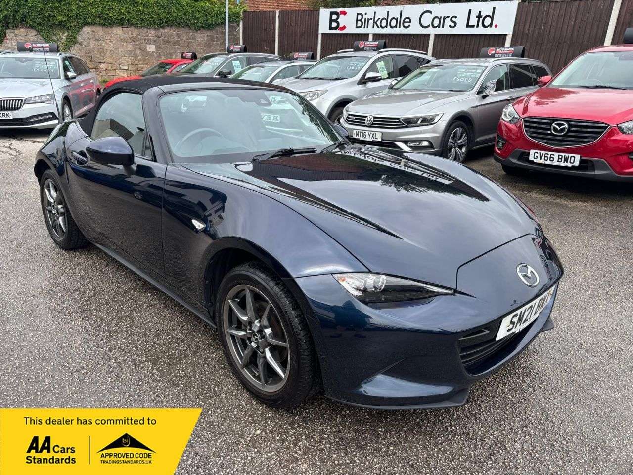 A 2021 MAZDA MX-5 1.5 SKYACTIV-G Sport Convertible 2dr Petrol Manual Euro 6 (s/s) (132 ps) FS A 2021 MAZDA MX-5 1.5 SKYACTIV-G Sport Convertible 2dr Petrol Manual Euro 6 (s/s) (132 ps) FS