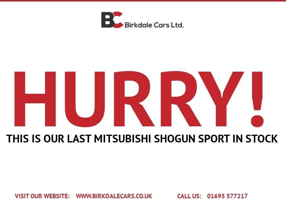 2020 MITSUBISHI SHOGUN SPORT 2020 MITSUBISHI SHOGUN SPORT