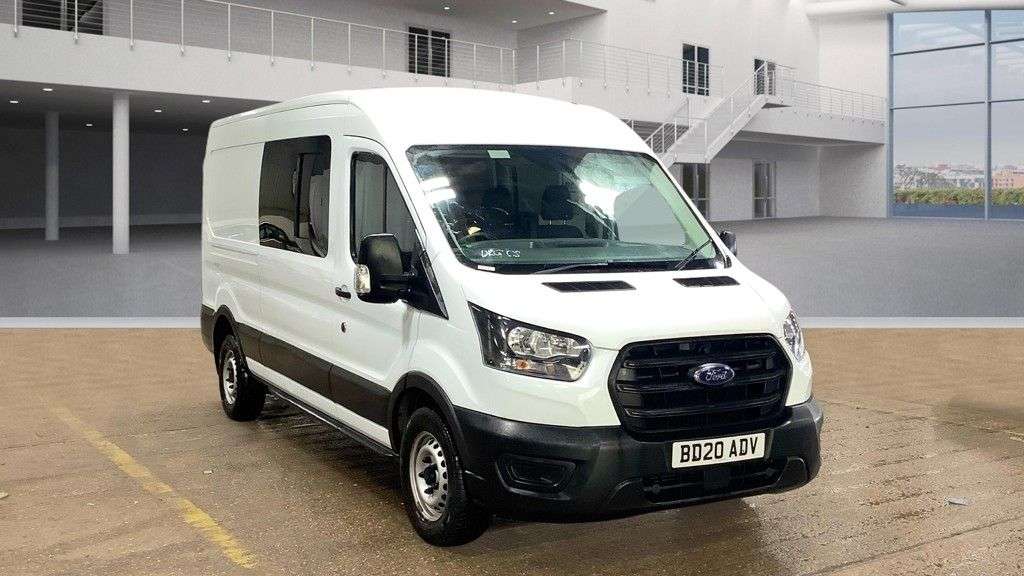 A 2020 FORD TRANSIT 2.0 350 EcoBlue Crew cab 6 seat van FWD L3 H2 Euro 6 (s/s) (130 ps) A 2020 FORD TRANSIT 2.0 350 EcoBlue Crew cab 6 seat van FWD L3 H2 Euro 6 (s/s) (130 ps)