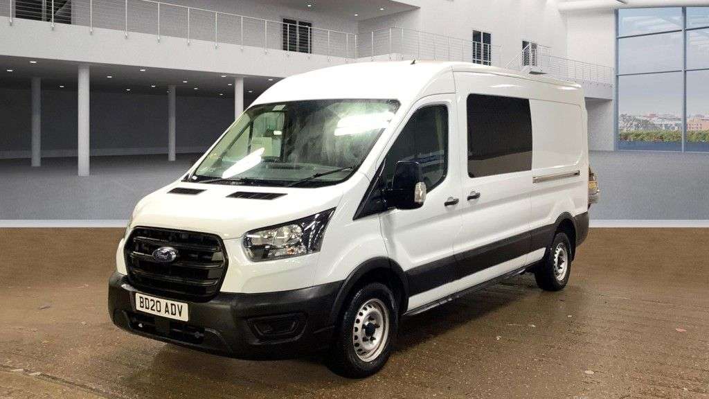 A 2020 FORD TRANSIT 2.0 350 EcoBlue Crew cab 6 seat van FWD L3 H2 Euro 6 (s/s) (130 ps) A 2020 FORD TRANSIT 2.0 350 EcoBlue Crew cab 6 seat van FWD L3 H2 Euro 6 (s/s) (130 ps)