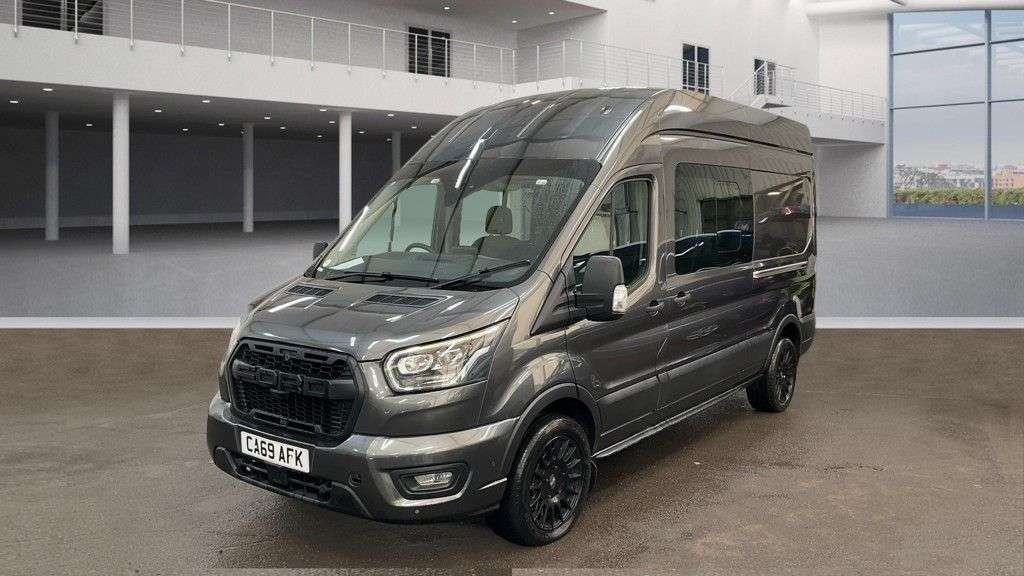 A 2019 FORD TRANSIT 2.0 350 EcoBlue Limited Nav Crew 7 seat no vat van L3 H3 Euro 6 (s/s) (185 A 2019 FORD TRANSIT 2.0 350 EcoBlue Limited Nav Crew 7 seat no vat van L3 H3 Euro 6 (s/s) (185