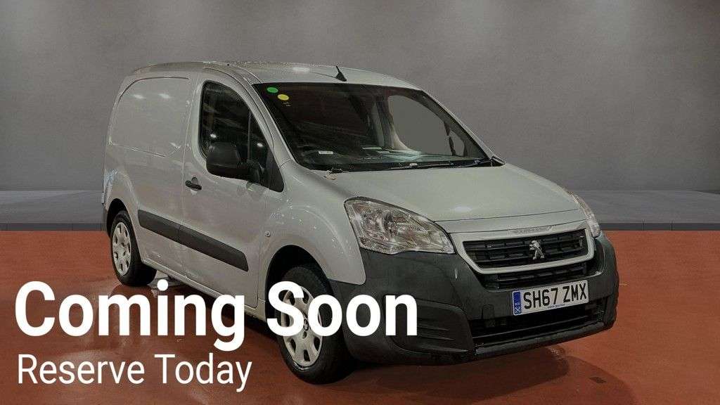 A 2017 PEUGEOT PARTNER 1.6 BlueHDi 651 Professional NAV NO VAT VAN 97 bhp A 2017 PEUGEOT PARTNER 1.6 BlueHDi 651 Professional NAV NO VAT VAN 97 bhp
