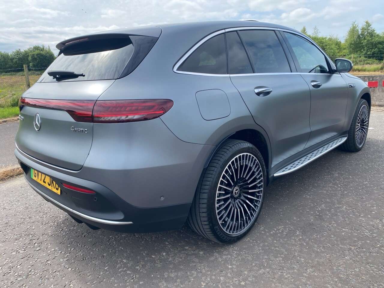 A 2022 MERCEDES-BENZ EQC EQC 400 80kWh AMG Line (Premium) SUV 5dr Electric Auto 4MATIC (408 ps) 18 M A 2022 MERCEDES-BENZ EQC EQC 400 80kWh AMG Line (Premium) SUV 5dr Electric Auto 4MATIC (408 ps) 18 M