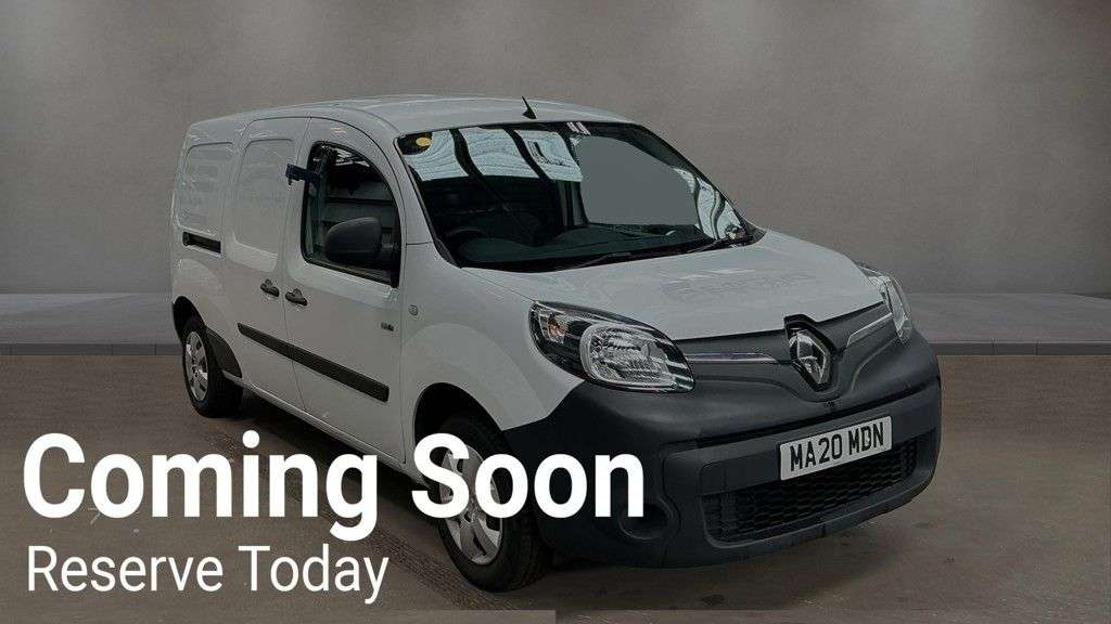 A 2020 RENAULT KANGOO MAXI ZE LL21 33kWh Business NAV NO VAT VAN Electric Auto L3 H1 (i) (60 ps) A 2020 RENAULT KANGOO MAXI ZE LL21 33kWh Business NAV NO VAT VAN Electric Auto L3 H1 (i) (60 ps)