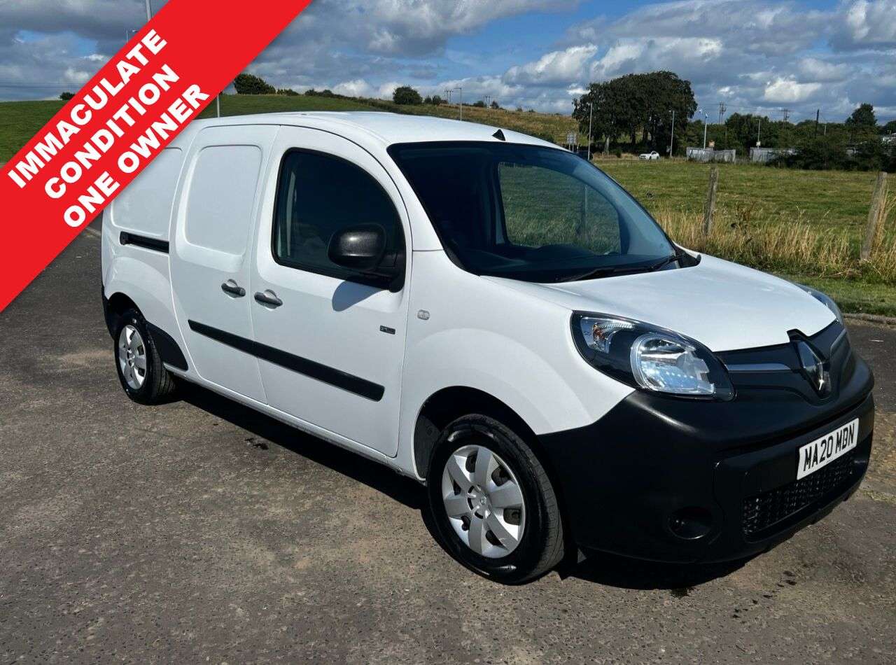A 2020 RENAULT KANGOO MAXI ZE LL21 33kWh Business NAV NO VAT VAN Electric Auto L3 H1 (i) (60 ps) A 2020 RENAULT KANGOO MAXI ZE LL21 33kWh Business NAV NO VAT VAN Electric Auto L3 H1 (i) (60 ps)