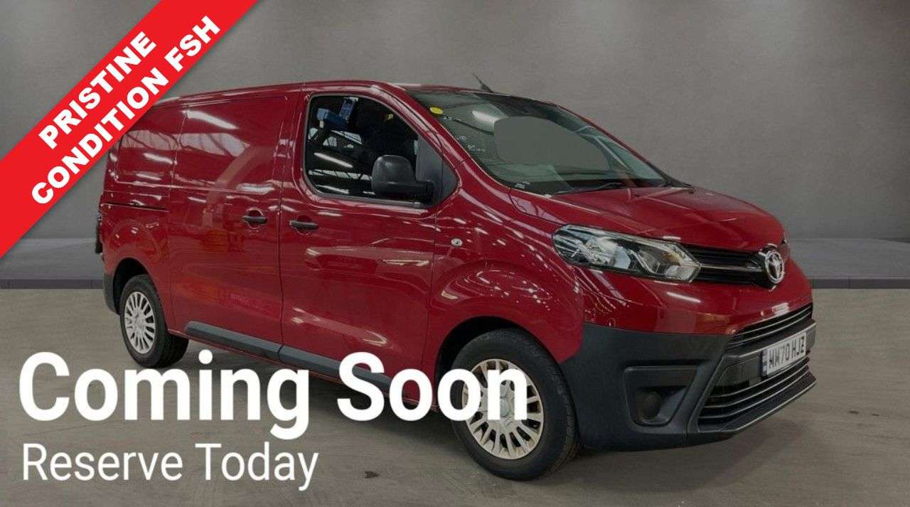 A 2020 TOYOTA PROACE 2.0D Icon Medium NO VAT IMMACULATE MWB VAN Euro 6 (s/s) (120 ps) IMMACULATE A 2020 TOYOTA PROACE 2.0D Icon Medium NO VAT IMMACULATE MWB VAN Euro 6 (s/s) (120 ps) IMMACULATE