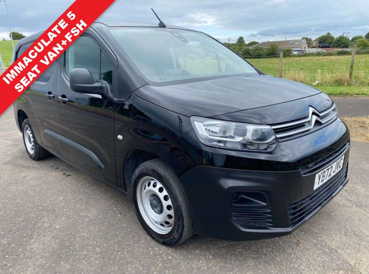 A 2022 CITROEN BERLINGO 1.5 BlueHDi 850 Enterprise XL Edition 5 SEAT NO VAT LWB VAN Euro 6 (s/s) (1 A 2022 CITROEN BERLINGO 1.5 BlueHDi 850 Enterprise XL Edition 5 SEAT NO VAT LWB VAN Euro 6 (s/s) (1
