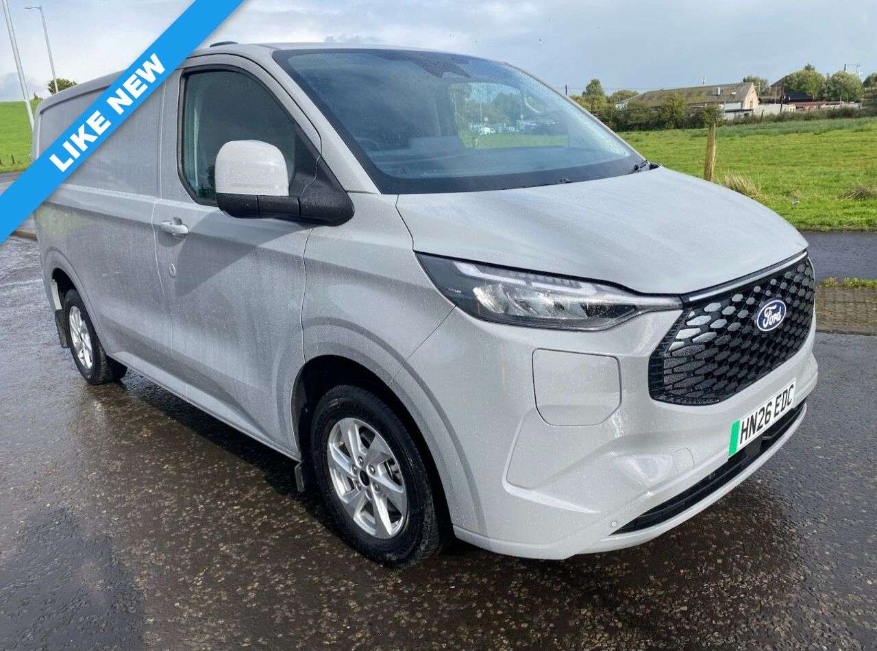 A 2026 FORD E-TRANSIT CUSTOM 320 65kWh Limited Panel Van 5dr Electric Auto L1 H1 (136 ps) A 2026 FORD E-TRANSIT CUSTOM 320 65kWh Limited Panel Van 5dr Electric Auto L1 H1 (136 ps)