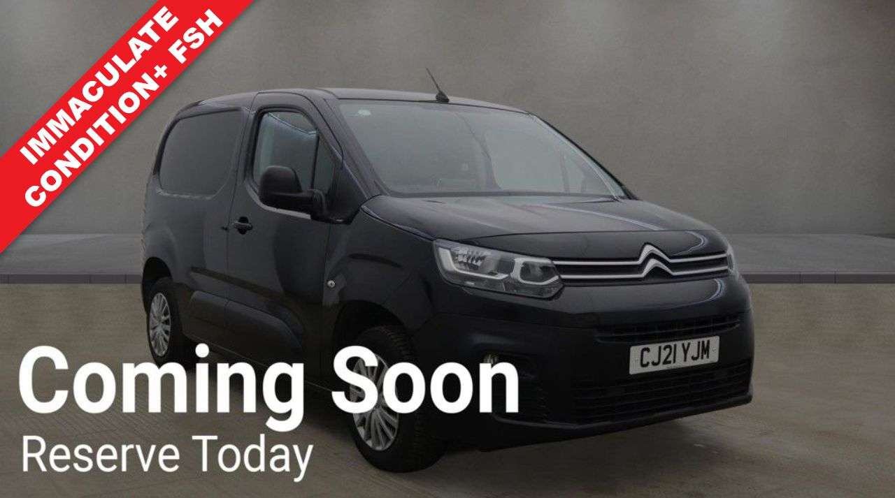 A 2021 CITROEN BERLINGO 1.5 BlueHDi 650 Enterprise M NO VAT VAN Euro 6 (s/s) (75 ps) IMMACULATE CON A 2021 CITROEN BERLINGO 1.5 BlueHDi 650 Enterprise M NO VAT VAN Euro 6 (s/s) (75 ps) IMMACULATE CON