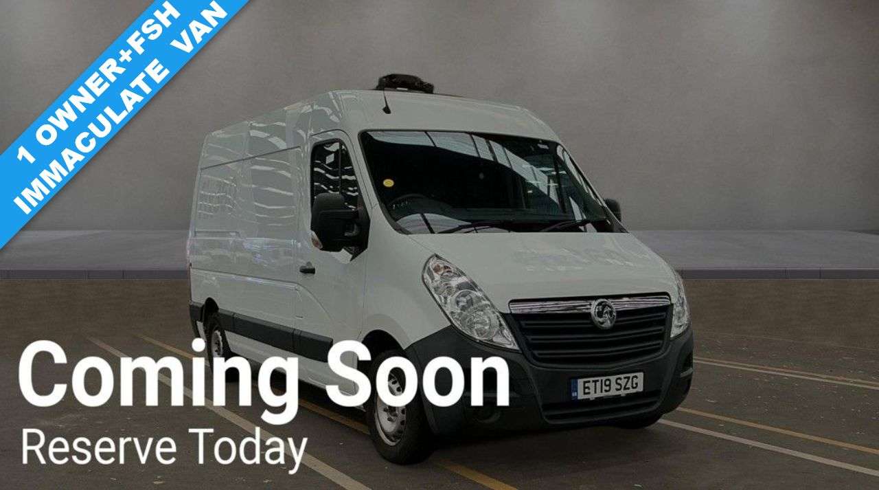 A 2019 VAUXHALL MOVANO 2.3 CDTi 3500 BiTurbo Panel Van 5dr Diesel Manual FWD L2 H2 Euro 6 (s/s) (1 A 2019 VAUXHALL MOVANO 2.3 CDTi 3500 BiTurbo Panel Van 5dr Diesel Manual FWD L2 H2 Euro 6 (s/s) (1