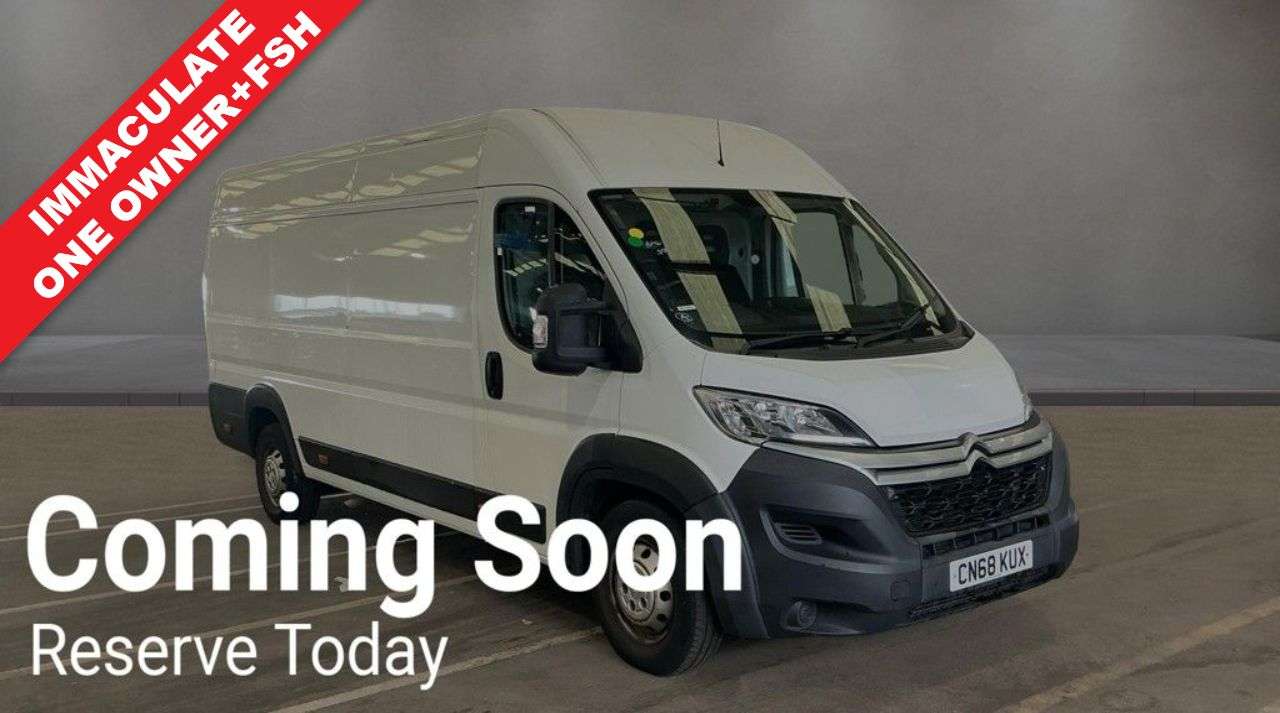 A 2019 CITROEN RELAY 2.0 BlueHDi 35 Enterprise NAV NO VAT VAN L4 High Roof Euro 6 (Heavy) (130 p A 2019 CITROEN RELAY 2.0 BlueHDi 35 Enterprise NAV NO VAT VAN L4 High Roof Euro 6 (Heavy) (130 p