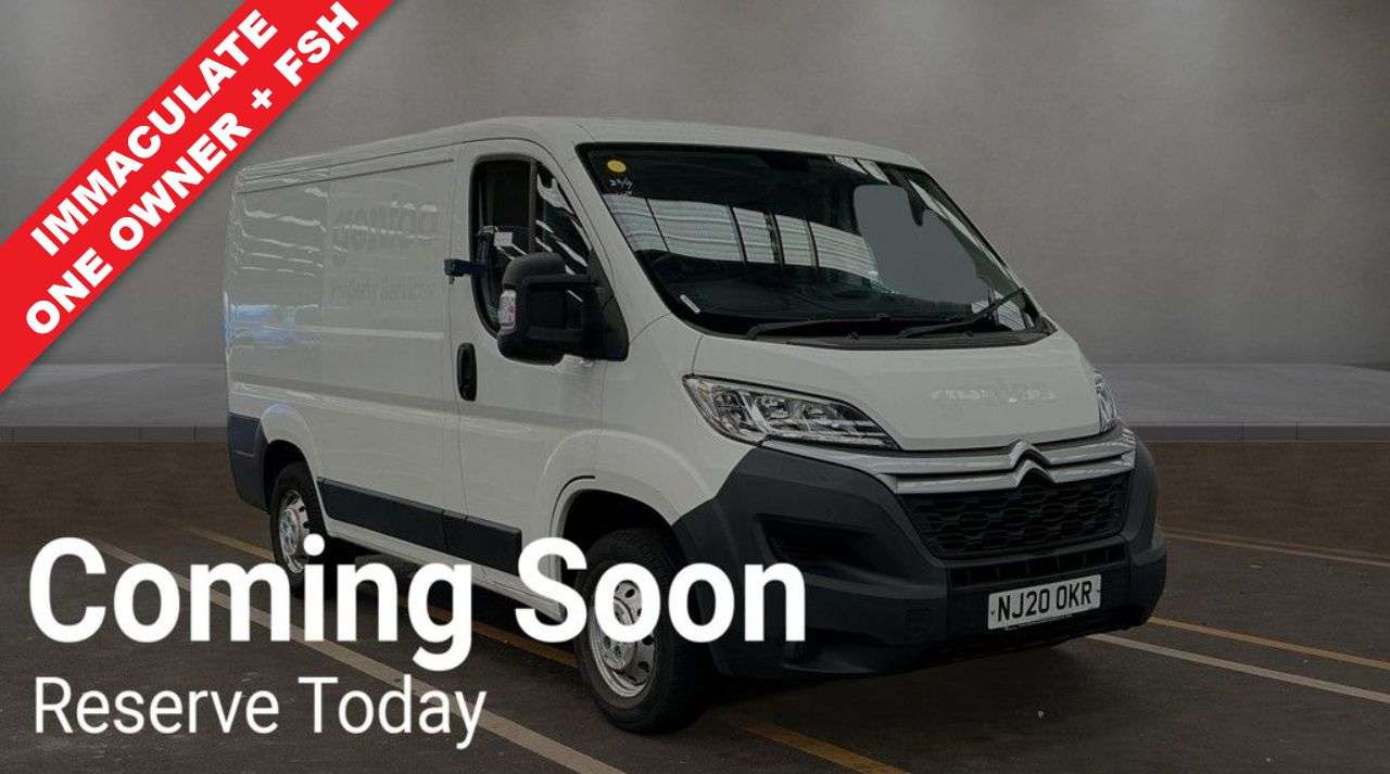 A 2020 CITROEN RELAY 2.2 BlueHDi 33 X NO VAT VAN L1 H1 Euro 6 (s/s) (120 ps) IMMACULATE CONDITIO A 2020 CITROEN RELAY 2.2 BlueHDi 33 X NO VAT VAN L1 H1 Euro 6 (s/s) (120 ps) IMMACULATE CONDITIO