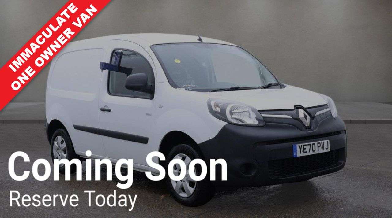 A 2020 RENAULT KANGOO ZE ML20 33kWh Business NO VAT VAN Electric Auto MWB (i) (60 ps) IMMACULATE A 2020 RENAULT KANGOO ZE ML20 33kWh Business NO VAT VAN Electric Auto MWB (i) (60 ps) IMMACULATE