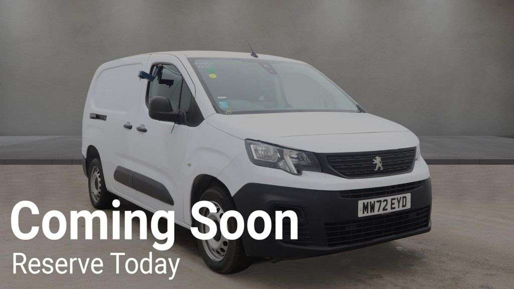 A 2023 PEUGEOT PARTNER 1.5 BlueHDi 850 Professional Premium 5 SEAT NO VAT LWB Euro 6 (s/s) (100 bh A 2023 PEUGEOT PARTNER 1.5 BlueHDi 850 Professional Premium 5 SEAT NO VAT LWB Euro 6 (s/s) (100 bh