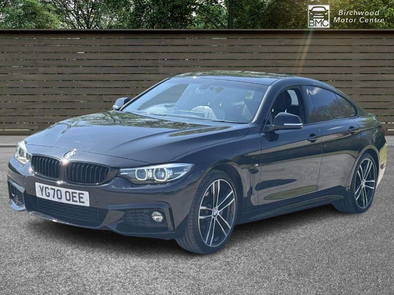 A 2020 BMW 4 SERIES GRAN COUPE 2.0 430i GPF M Sport Hatchback 5dr Petrol Auto Euro 6 (s/s) (252 ps) FRONT A 2020 BMW 4 SERIES GRAN COUPE 2.0 430i GPF M Sport Hatchback 5dr Petrol Auto Euro 6 (s/s) (252 ps) FRONT