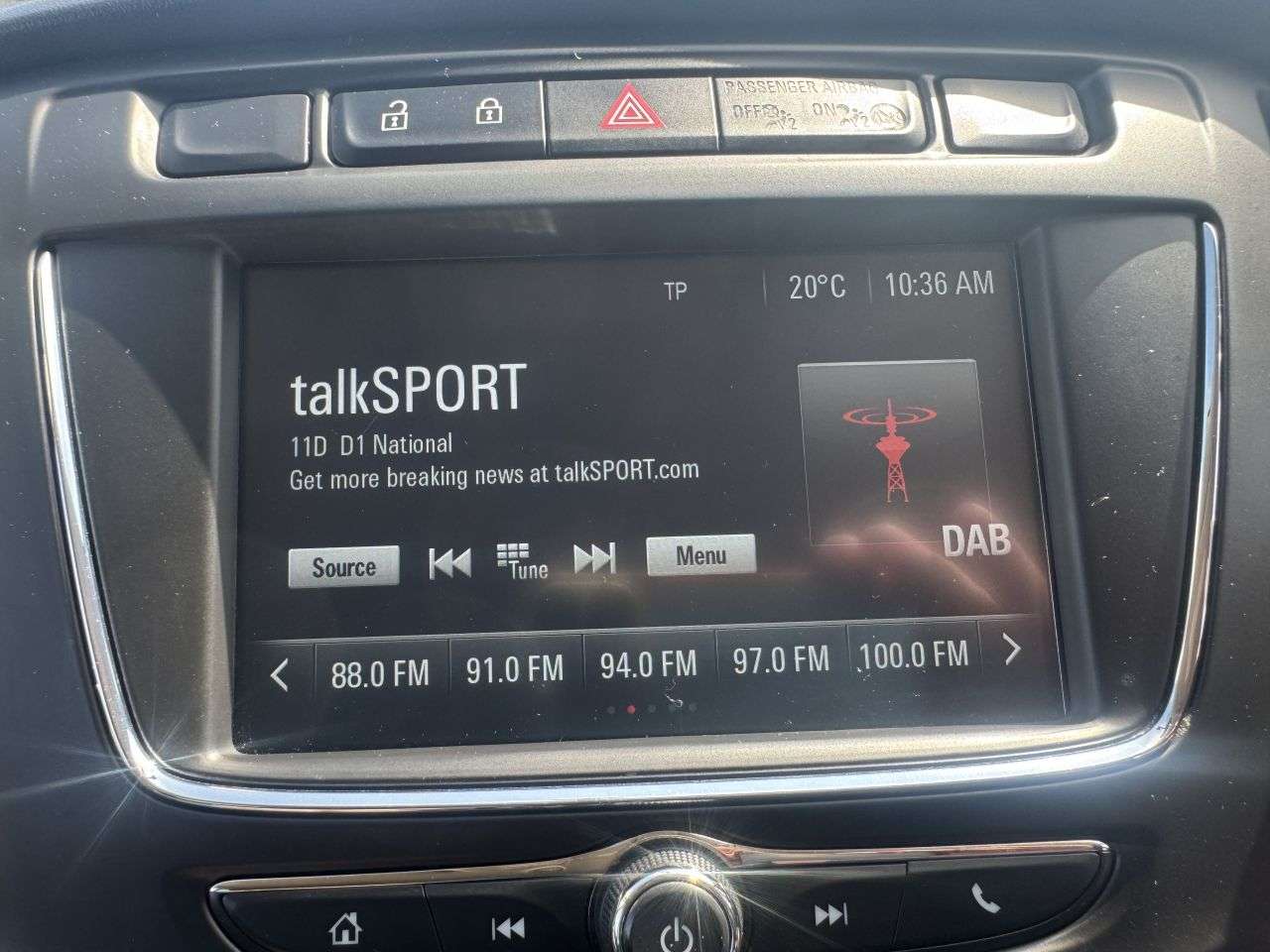 2017 VAUXHALL ZAFIRA TOURER 2017 VAUXHALL ZAFIRA TOURER