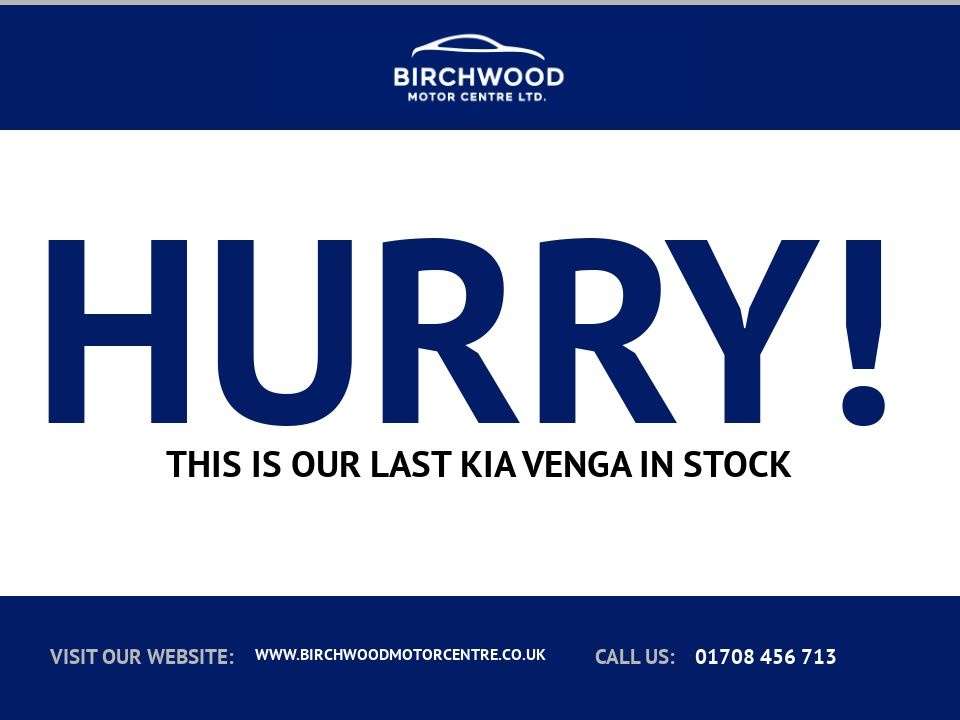 A 2017 KIA VENGA 1.6 4 MPV 5dr Petrol Auto Euro 6 (123 bhp) REVERSE CAMERA A 2017 KIA VENGA 1.6 4 MPV 5dr Petrol Auto Euro 6 (123 bhp) REVERSE CAMERA