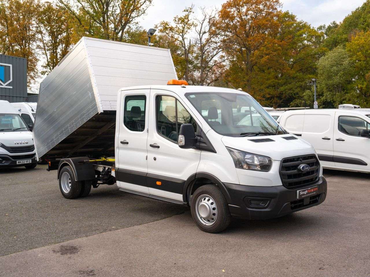 A 2021 FORD TRANSIT 2.0 350 EcoBlue Leader ARB Tipper Double Cab 4dr Diesel Manual RWD L3 Euro A 2021 FORD TRANSIT 2.0 350 EcoBlue Leader ARB Tipper Double Cab 4dr Diesel Manual RWD L3 Euro