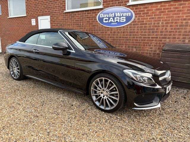 A 2017 MERCEDES-BENZ C-CLASS 2.0 C300 AMG Line Cabriolet 2dr Petrol G-Tronic+ Euro 6 (s/s) (245 ps) A 2017 MERCEDES-BENZ C-CLASS 2.0 C300 AMG Line Cabriolet 2dr Petrol G-Tronic+ Euro 6 (s/s) (245 ps)