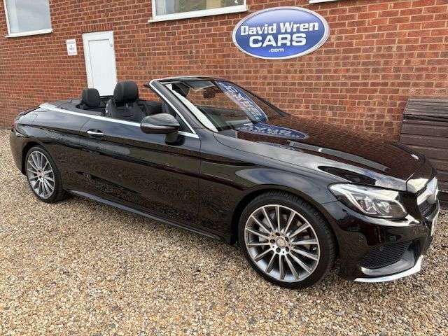 A 2017 MERCEDES-BENZ C-CLASS 2.0 C300 AMG Line Cabriolet 2dr Petrol G-Tronic+ Euro 6 (s/s) (245 ps) A 2017 MERCEDES-BENZ C-CLASS 2.0 C300 AMG Line Cabriolet 2dr Petrol G-Tronic+ Euro 6 (s/s) (245 ps)