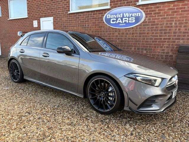 A 2019 MERCEDES-BENZ A-CLASS 2.0 A35 AMG (Premium Plus) Hatchback 5dr Petrol SpdS DCT 4MATIC Euro 6 (s/s A 2019 MERCEDES-BENZ A-CLASS 2.0 A35 AMG (Premium Plus) Hatchback 5dr Petrol SpdS DCT 4MATIC Euro 6 (s/s