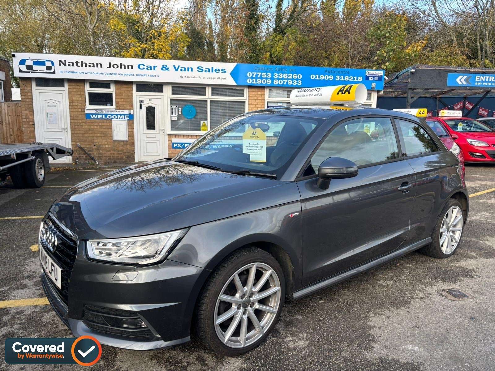 A 2018 AUDI A1 1.4 TFSI S line Hatchback 3dr Petrol Manual Euro 6 (s/s) (Nav) (125 ps) A 2018 AUDI A1 1.4 TFSI S line Hatchback 3dr Petrol Manual Euro 6 (s/s) (Nav) (125 ps)