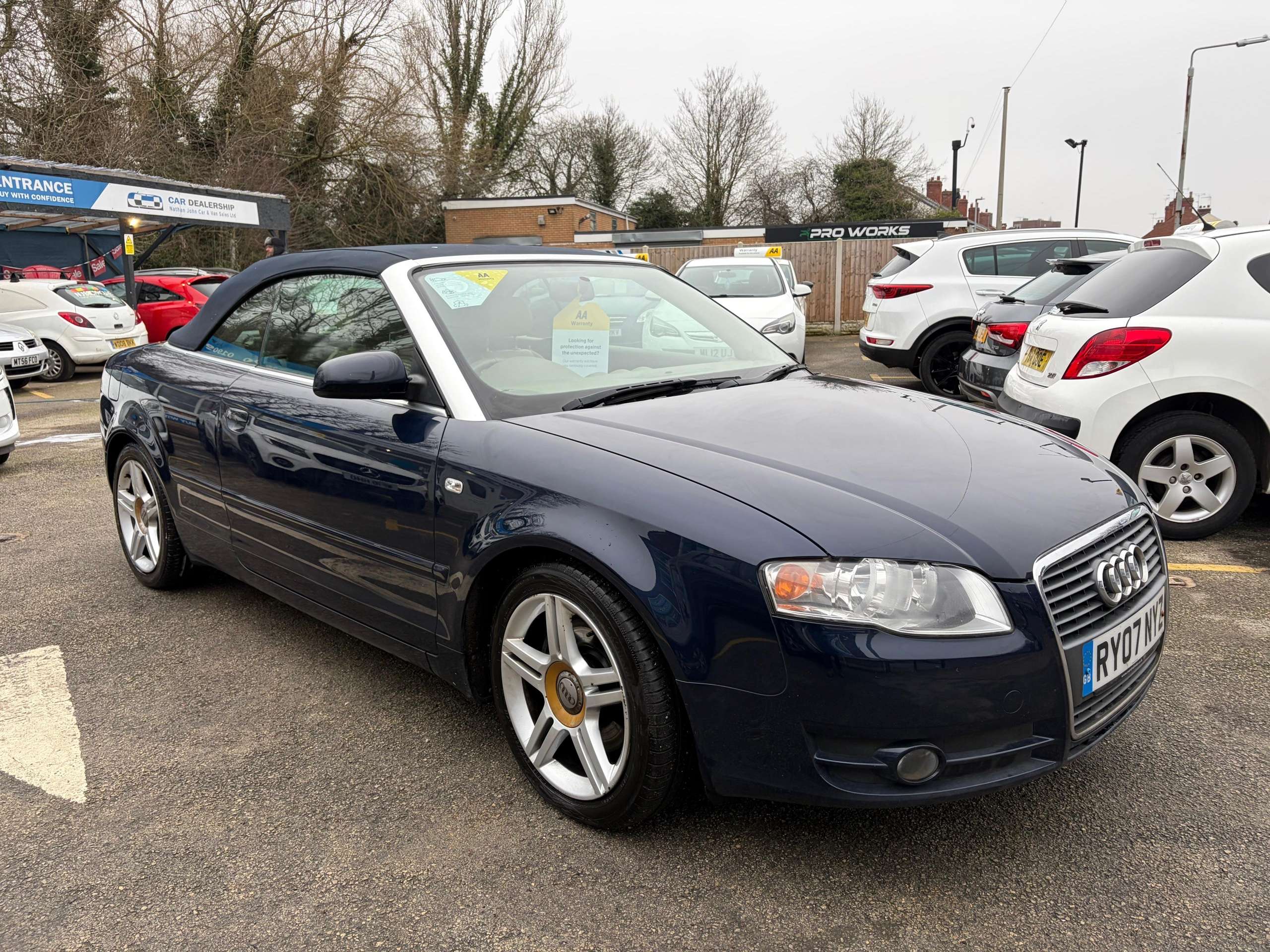 A 2007 AUDI A4 CABRIOLET 1.8T Sport Convertible 2dr Petrol Multitronic (204 g/km, 161 bhp) A 2007 AUDI A4 CABRIOLET 1.8T Sport Convertible 2dr Petrol Multitronic (204 g/km, 161 bhp)