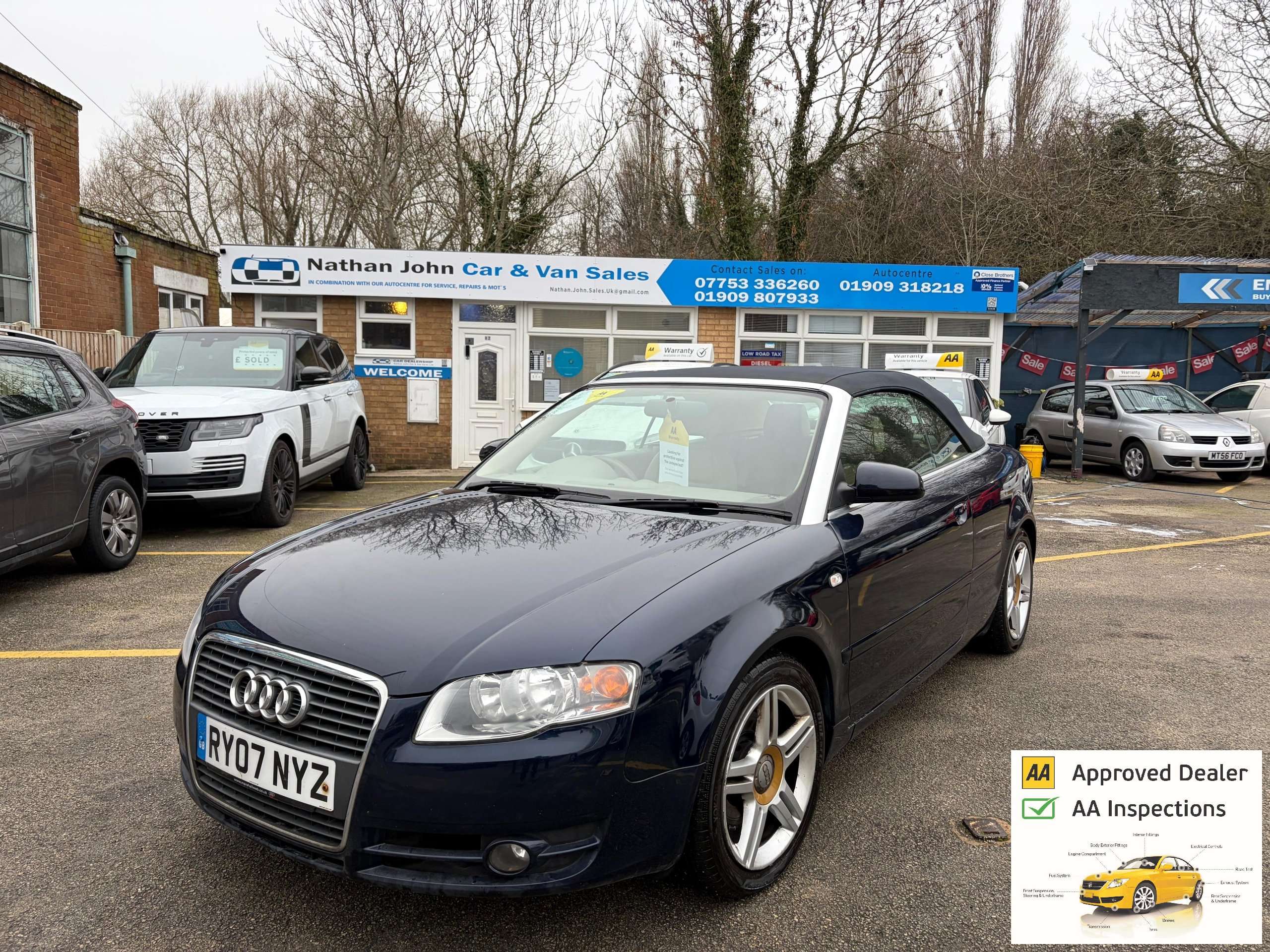 A 2007 AUDI A4 CABRIOLET 1.8T Sport Convertible 2dr Petrol Multitronic (204 g/km, 161 bhp) A 2007 AUDI A4 CABRIOLET 1.8T Sport Convertible 2dr Petrol Multitronic (204 g/km, 161 bhp)